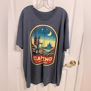 El Camino de Santiago Tee Shirt, Souvenir, T-Shirt, XXL, 2X, Buen Camino Frances